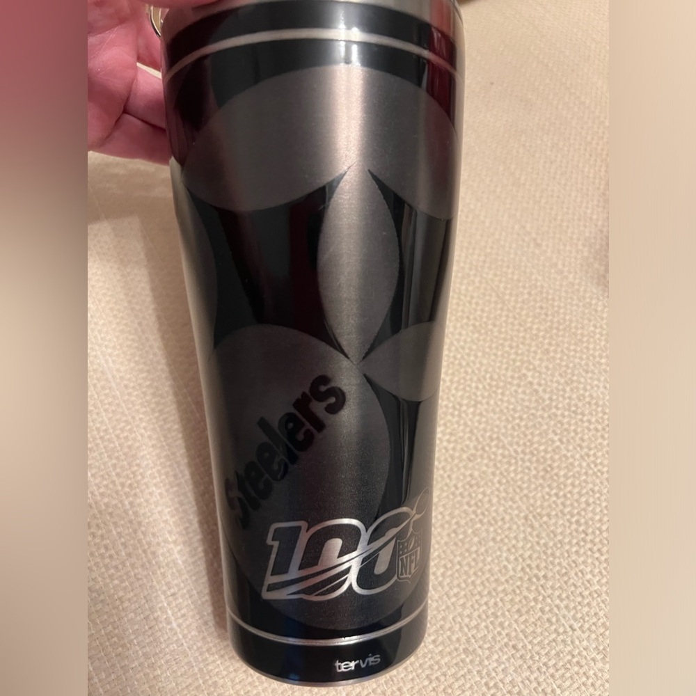 Tervis - 30oz Stainless Steel Blackout Tumbler.  NFL Pittsburgh Steelers.  New